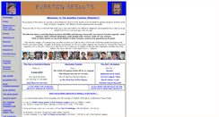 Desktop Screenshot of evertonresults.com